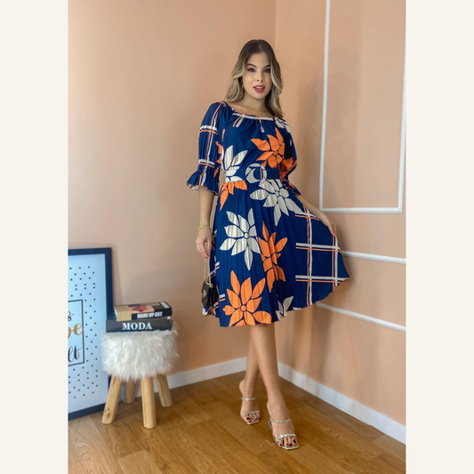 Vestido Midi Viscolinho